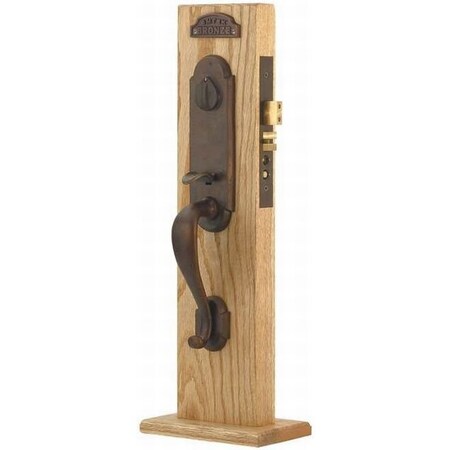 Emtek Medium Bronze Handleset, 3021WCMBRH 3021WCMBRH